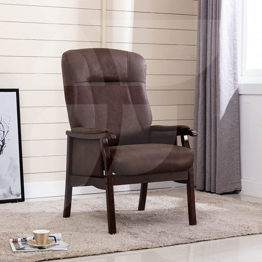 Brandon Brown Faux Leather Armchair Chairs supplier 175 