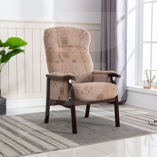Brandon Avon Brown Feel Fabric Armchair Chairs supplier 175 