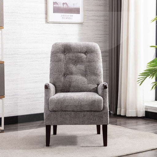 Hannah Grey Chenille Armchair Chairs supplier 175 