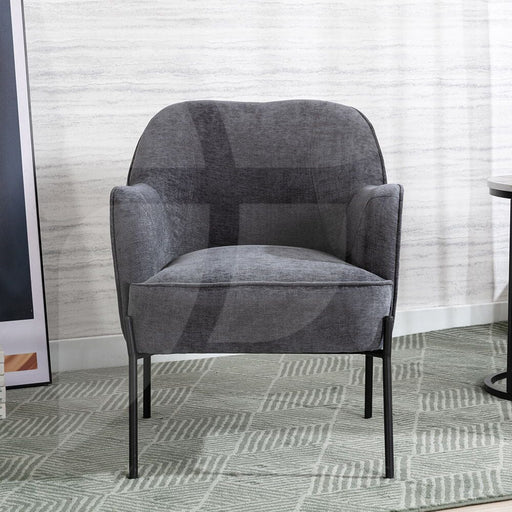 Susana Dark Grey Velvet Armchair Chairs supplier 175 