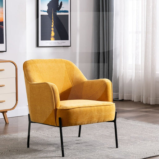 Susana Yellow Velvet Armchair Chairs supplier 175 