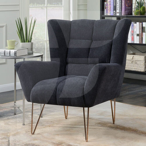 Lacy Dark Grey Linen Chair Chairs supplier 175 