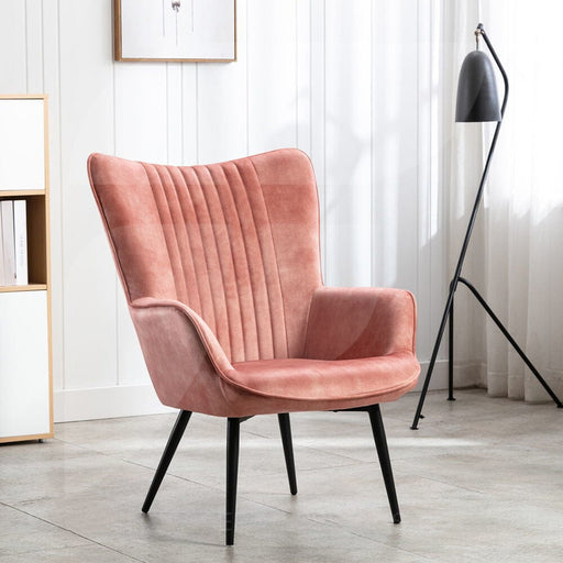 Lynn Blush Velvet Chair Chairs supplier 175 