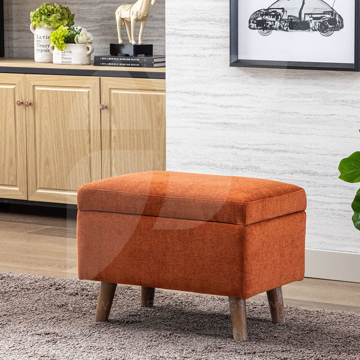 Nina Rust Footstool Chairs supplier 175 