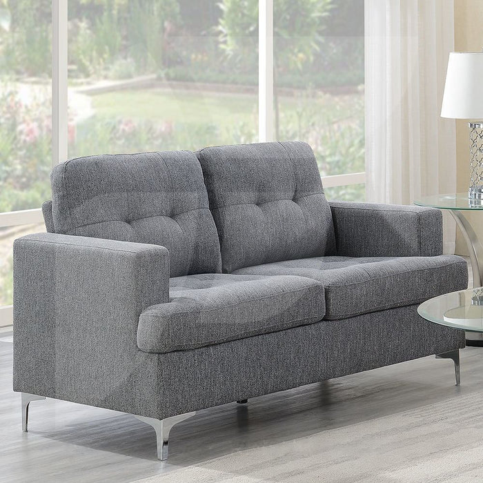 Halo Dark Grey Linen 2 Seater Sofa Sofas supplier 175 