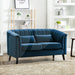 Meabh Velvet Midnight Blue 2 Seater Sofa Sofas supplier 175 