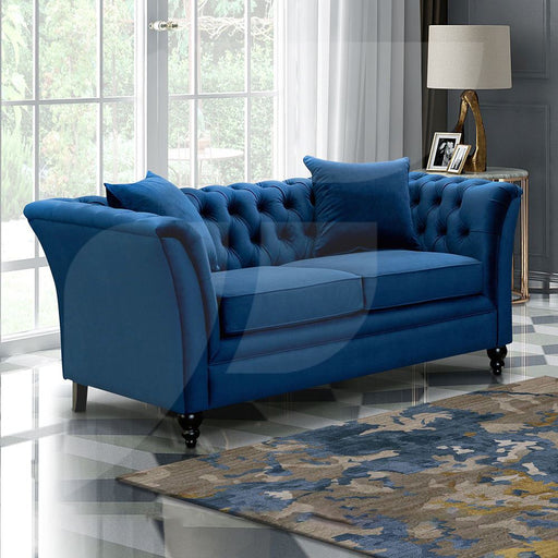 Mosella Velvet Royal Blue 2 Seater Sofa Sofas supplier 175 