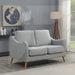 Robyn Grey Linen Linen 2 Seater Sofa Sofas supplier 175 