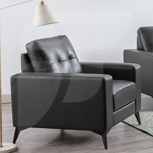 Togher Dark Grey Faux Leather Chair Arm Chairs, Recliners & Sleeper Chairs supplier 175 