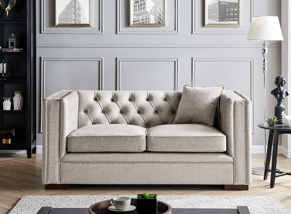 Montreal 2 Seater- Pebble Grey Sofas Derrys 