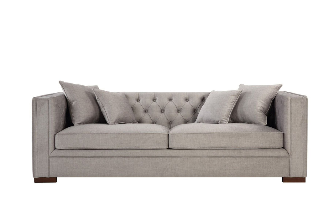 Montreal 3 Seater-Pebble Grey Sofas Derrys 