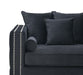 Moscow 2 Seater Sofa - Black Sofas Derrys 