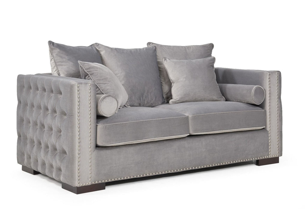 Moscow 2 Seater Sofa - Silver Sofas Derrys 