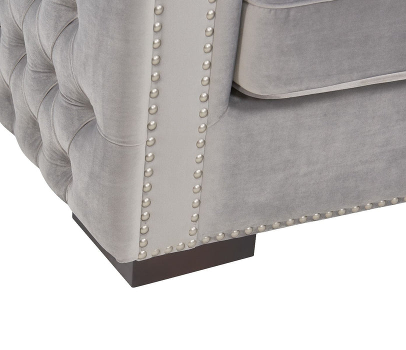 Moscow 2 Seater Sofa - Silver Sofas Derrys 