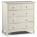 Cameo 3+2 Drawer Chest - Stone White Bedside Tables Julian Bowen V2 