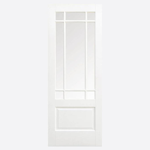 White Downham Glazed 9L Internal Doors Home Centre Direct 