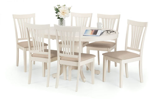 Stanmore Ivory Chair (2 Per Box) Dining Chairs Julian Bowen V2 