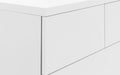 Monaco 4+2 Drawer Chest - White High Gloss Chest of Drawers Julian Bowen V2 