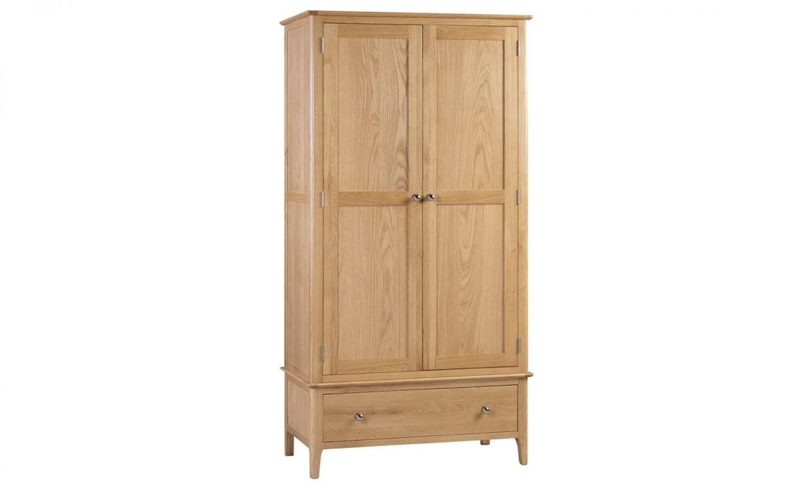 Cotswold 2 Door 1 Drawer Wardrobe Wardrobe Julian Bowen V2 