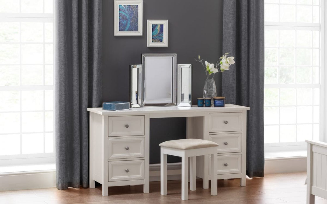 Maine Dressing Table - Surf White Dressing Table Julian Bowen V2 