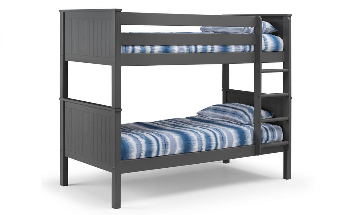 Maine Bunk Bed - Anthracite Bunk Beds Julian Bowen V2 