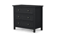 Maine 3 Drawer Wide Chest - Anthracite Chest of Drawers Julian Bowen V2 