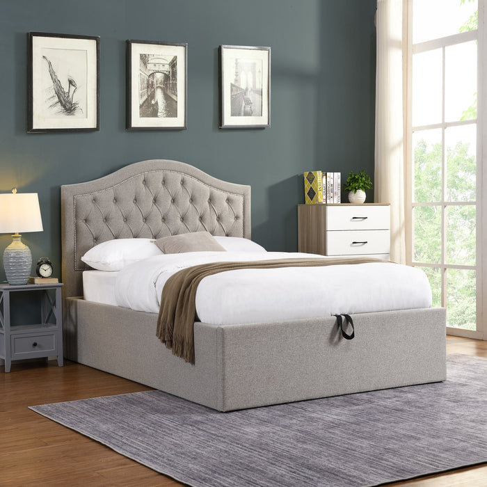 Oasis Base + Hogan Headboard Bed GIE 4FT6 - W 150 X H 136 X L 214 