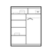 Wardrobe Rome 150 Black Sliding Wardrobes Home Centre Direct 