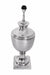 Nickel Parma Table Lamp Cream Derrys 