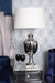 Nickel Parma Table Lamp Cream Derrys 