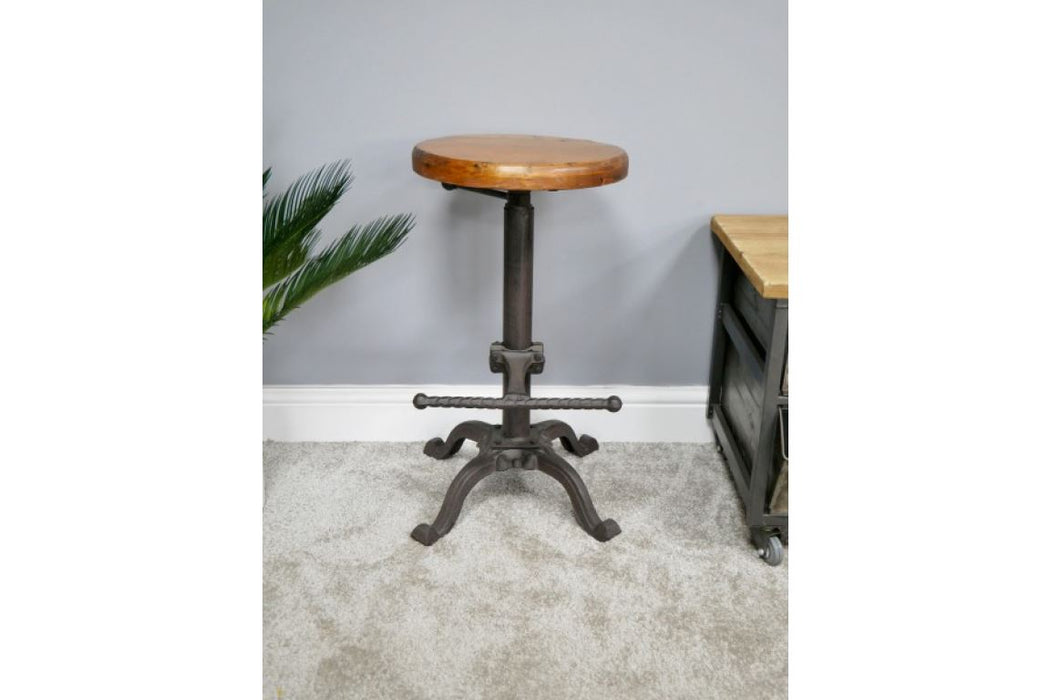 Stool With Wooden Top Stool Sup170 