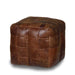 Bean Bag Cube in Brown Cerato Leather Chair Supplier 172 