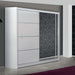 Seville 203cm Wardrobe White Sliding Wardrobes Home Centre Direct 