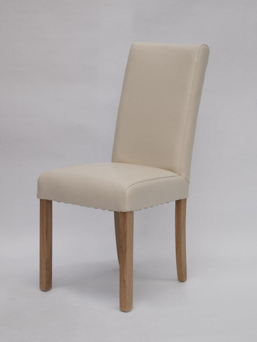 Marianna (Cream) Leather Dining Chair – BYCAST Dining Chair GBH 