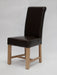 Chunky Scroll dining chair (Brown/Oak) – BYCAST Dining Chair GBH 