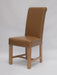 Chunky Scroll dining chair (Tan/Oak) – BYCAST Dining Chair GBH 