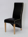 Wave Noir/Bone Contrast piping Dining Chair Dining Chair GBH 