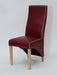 Wave Ruby/Bone Contrast piping Dining Chair Dining Chair GBH 