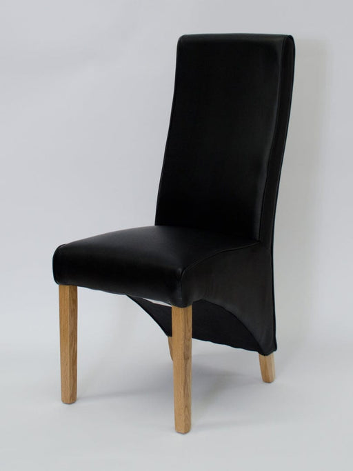 Wave Noir Dining Chair – MATT BONDED Dining Chair GBH 