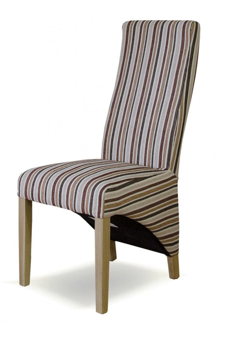 Striped Fabric Wave Chair (ROYALE) Dining Chair GBH 