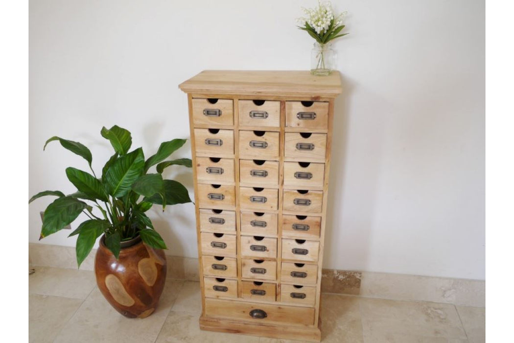 25 Draw Cabinet - Unfinished Chest of Drawers Sup170 