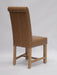 Chunky Scroll dining chair (Tan/Oak) – BYCAST Dining Chair GBH 