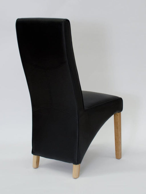 Wave Noir Dining Chair – MATT BONDED Dining Chair GBH 