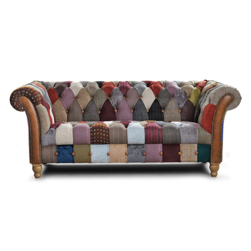 Harlequin Patchwork 2 Seater Chester Club Sofas Supplier 172 