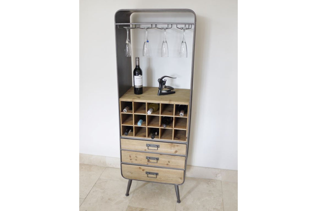 Retro Industrial Wine Cabinet Wine Racks Sup170 