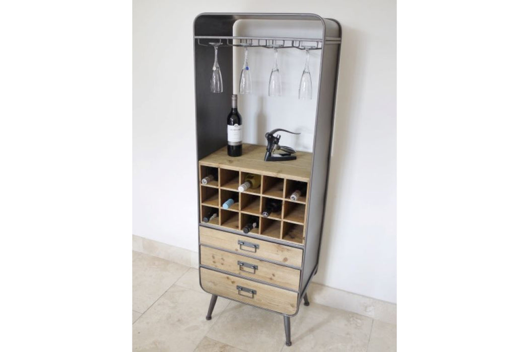 Retro Industrial Wine Cabinet Wine Racks Sup170 