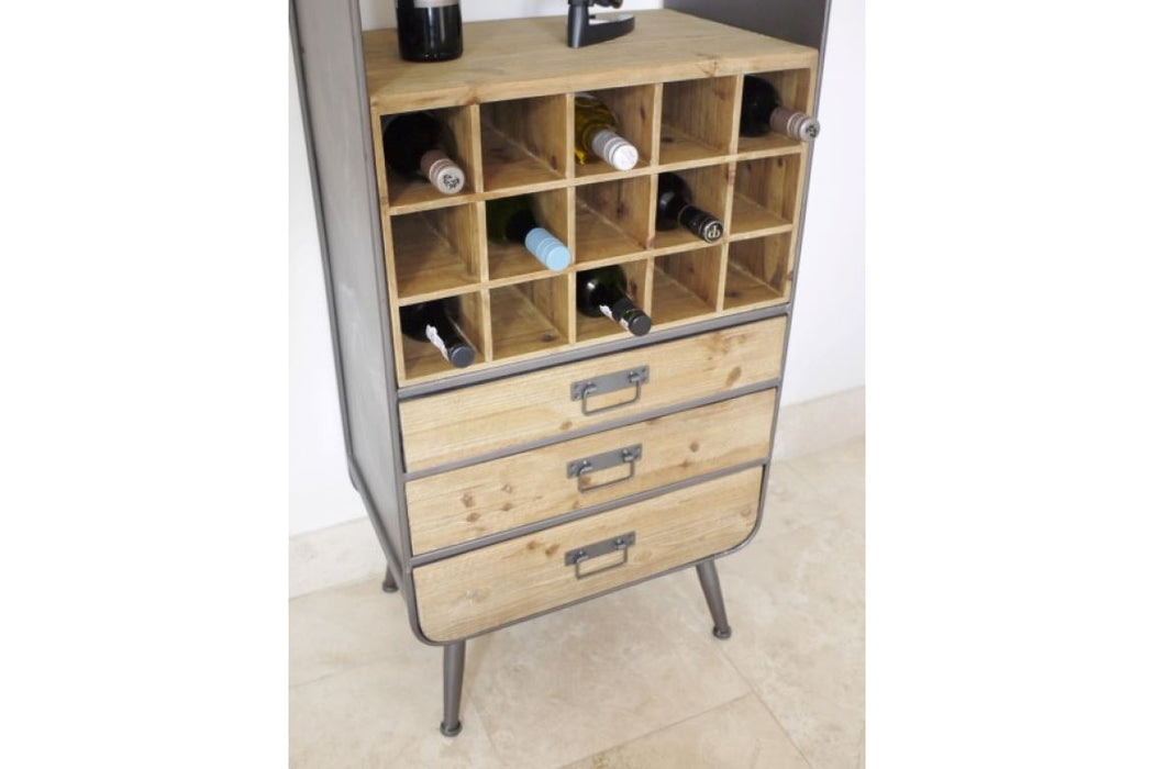 Retro Industrial Wine Cabinet Wine Racks Sup170 