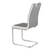 Rimini Chair Dark Grey PU Dining Chair Gannon 