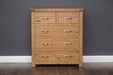 Manhattan Oak Chest of Drawers (5 Drawer) Chest of Drawers HB 