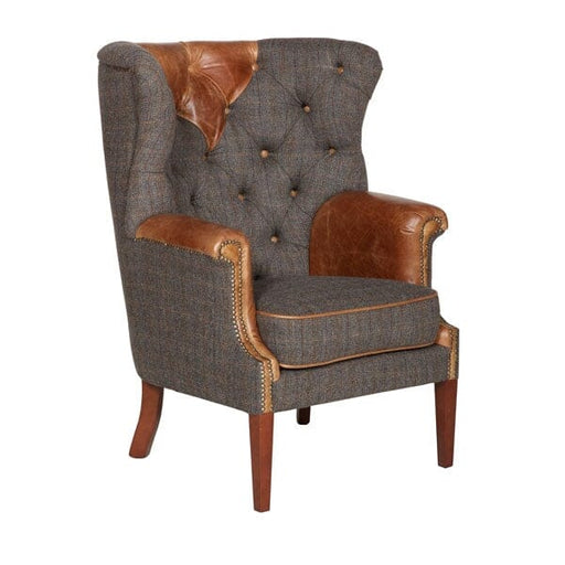 Kensington Chair - Moreland Harris Tweed Arm Chairs Supplier 172 